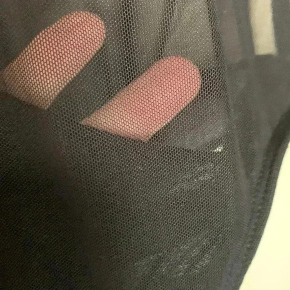 Source Unknown black sheer bodysuit - Picture 2 of 2